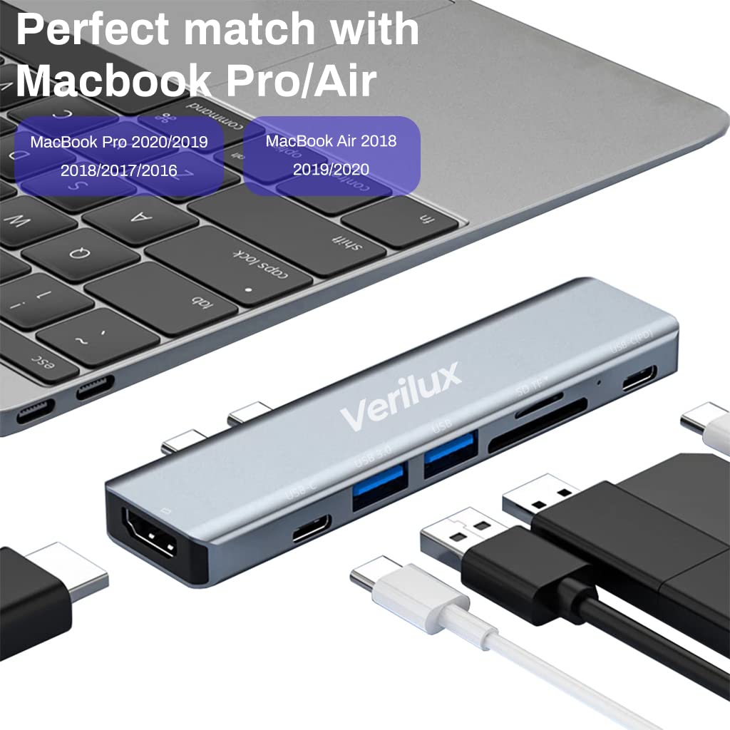 Eleboat® 7 in 2 USB C Hub for MacBook Eleboat® 7 in 2 USB C Hub for MacBook